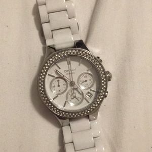 White Ceramic DKNY Watch